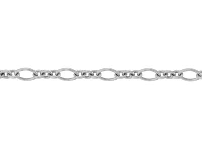Cadena De Malla Barroco For\at Figaro De 4,80 mm, Plata 925 Ref. 10150 - Imagen Estandar - 3