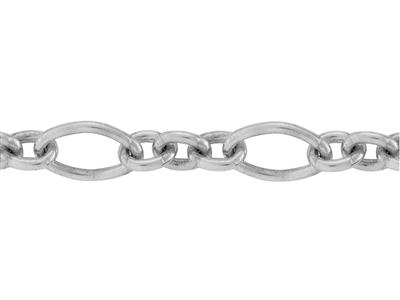 Cadena For\at Figaro Barroca De 4 mm, Plata 925 Ref. 10149 - Imagen Estandar - 2