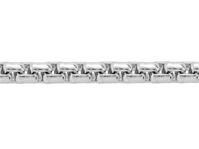 Cadena Inka Malla Veneciana 6mm, Plata 925 Ref. 10142