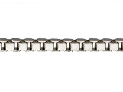 Cadena De Eslabn Veneciano 1,40mm, Plata 925