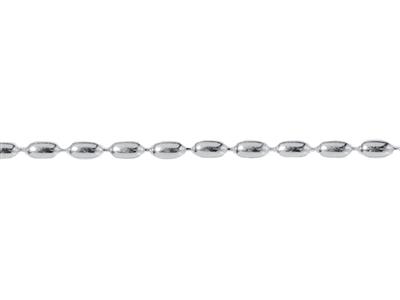 Cadena Eslabón Oliva 3 mm, Plata 925 Ref. 10049 - Imagen Estandar - 3