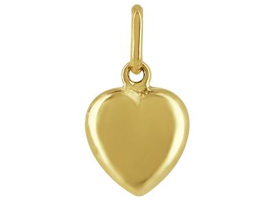 Colgante Corazon, Grande, 11 X 10 Mm, Oro Amarillo 18k