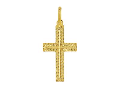 Colgante Cruz, 20 Mm, Oro Amarillo 18k - Imagen Estandar - 1