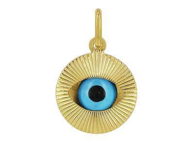 Colgante Ojo, 14 mm, Oro Amarillo De 18 K - Imagen Estandar - 1