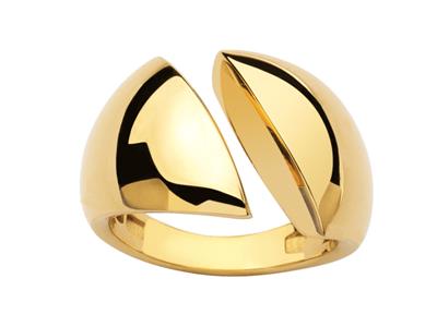 Anillo Calado Ancho, 3,60  15,80 Mm, Oro Amarillo De 18 Quilates, Dedo 56