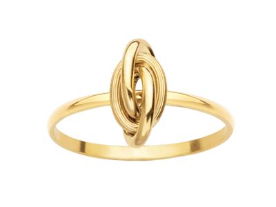 Anillo Noe Forçat, 6 X 11 Mm, Oro Amarillo 18k, Dedo 54 - Imagen Estandar - 1