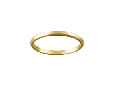 Alianza 1/2 Pulsera, 3,40 Mm, Oro Amarillo 18 Kt, Dedo 62 - Imagen Estandar - 1