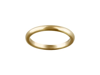 Alianza De Boda 1/2 Pulsera, 2,20 Mm, Oro Amarillo 18 Kt, Dedo 56 - Imagen Estandar - 1
