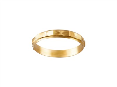 Alianza Facetada, 3,10 Mm, Oro Amarillo 18k, Talla 56 - Imagen Estandar - 1