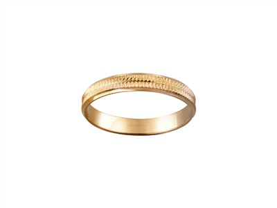 Alianza Cincelada, 3,30 Mm, Oro Amarillo 18k, Talla 52 - Imagen Estandar - 1