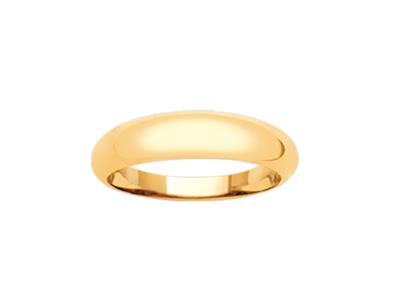 Anillo 5 Mm, Oro Amarillo 18k, Dedo 50