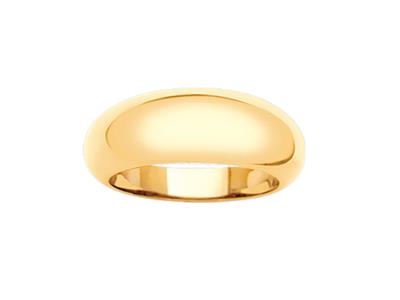 Anillo Brazalete De 8 mm, Oro Amarillo De 18 Quilates, Dedo 56 - Imagen Estandar - 1