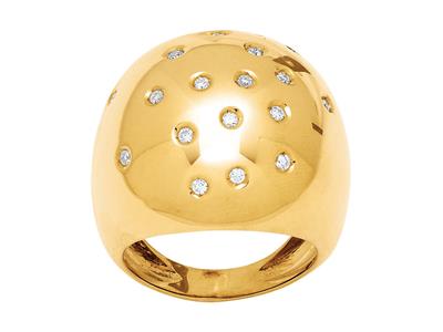 Anillo Constelacion, Diamantes 0,26 Ct, Oro Amarillo 18k, Dedo 54 - Imagen Estandar - 1