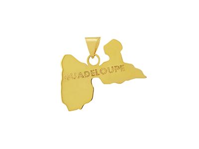 Colgante Tarjeta Guadalupe, 20 X 13 Mm, Oro Amarillo 18k - Imagen Estandar - 1