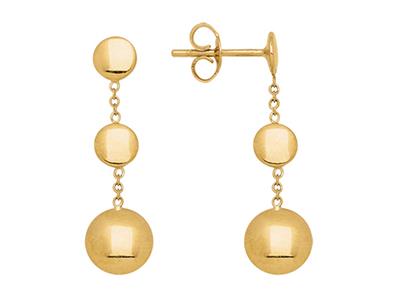 Pendientes-Pastilles-25-Mm,-Oro----Am...