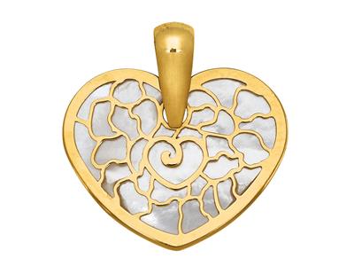 Colgante-Corazon-15-Mm,-Nacar,-Oro-Am...