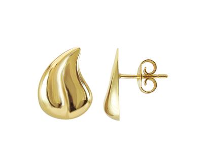 Pendientes En Forma De Gota, Altura 17 Mm, Oro Amarillo 18 Kt - Imagen Estandar - 1