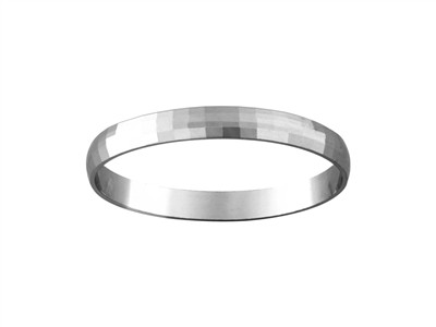 Bge Alliance Striee 3mm Or Gris 18k Doigt 60 - Imagen Estandar - 1