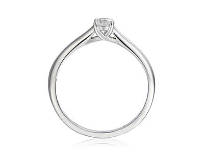 Anillo Solitario, Diamante 0,25 Ct,orgris 18k, Tamaño 54 - Imagen Estandar - 2