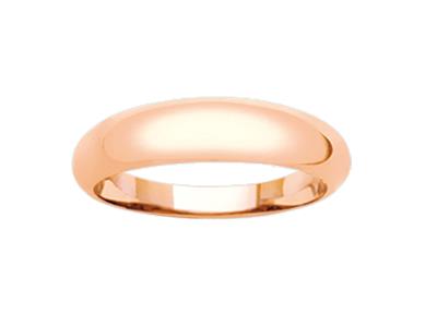 Anillo Tipo Jonc 5 mm, Oro Rosa 18k, Tamaño 52 - Imagen Estandar - 1