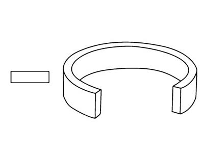 Alianza Cinta, 4,50 X 1,50 Mm, Oro Rosa 18 Kt, Talla 58 - Imagen Estandar - 2