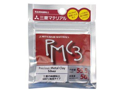 Arcilla De Plata Fina Precious Metal Clay 3 De 55,5 G, Pmc3