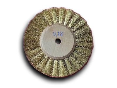 Cepillo Circular Para Pulir Torno, Diametro 80 Mm, Laton