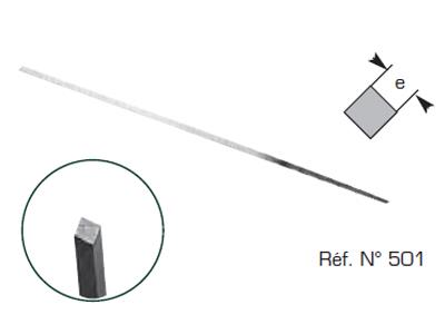 Echoppe Suizo Cincel Cuadrado, Calidad Ws, Ref. 501, 2,25 mm, 110 mm, Vallorbe - Imagen Estandar - 2
