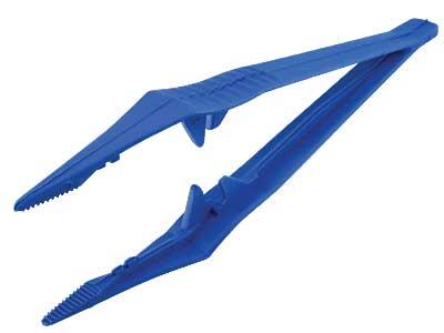 Pinza-De-Plástico-Azul,-130-MM