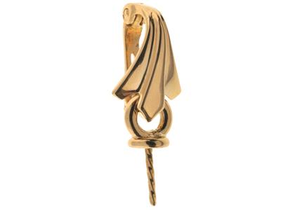 Clip Para Perlas De 9 A 10 Mm, Oro Amarillo 18k. Ref. Pec039