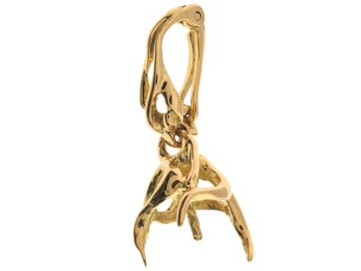 Colgante Clip Para Perla De 9 A 10 Mm, Oro Amarillo 18k. Ref. Pec049