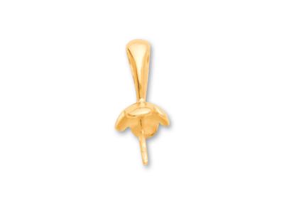 Fianza Para Perla De 7a 10mm, Oroamarillo De 18k. Ref. Be135