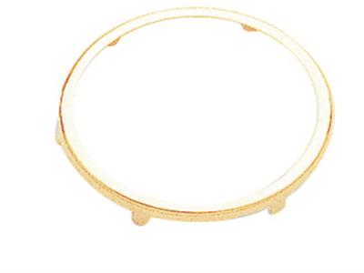 Engaste Liso Para Moneda De 10 Frs,oro Amarillo De 18 Quilates. Ref. 02510