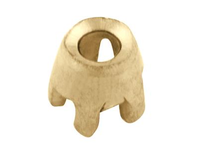 Engaste De 5 Puntas Para Piedra Redonda De 2,6 mm, Oro Amarillo De 18k. Ref. 01509 - Imagen Estandar - 2