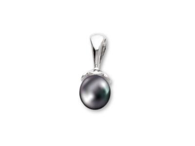 Fianza Para Perla De 6 a 9 mm, Oro Gris 18k. Ref. Be136 - Imagen Estandar - 2