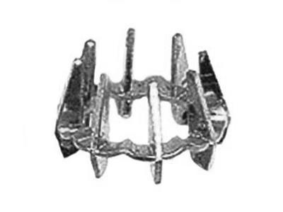 Engaste Espejo 8 Garras Para Piedraredonda De 2,8 Mm, Oro Gris 18k Pd 12,5. Ref. 011531