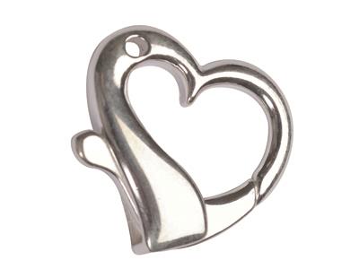 Cierre Corazn 22 X 20mm, Plata 925 Ref. 28017