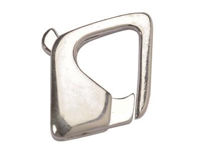 Cierre De Rombo 27,2 X 18mm, Plata925 Ref. 28022