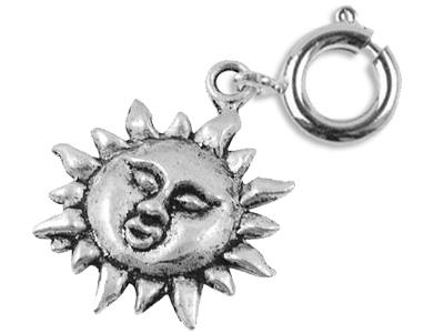 Colgante Sol 6 Mm, Plata 925