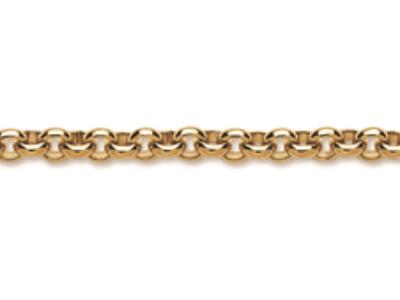 Pulsera Jaseron 5,5 Mm, 19 Cm, Oro Amarillo 18k - Imagen Estandar - 2