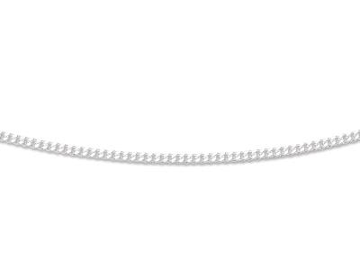 Cadena, Cadena Diamante 2 Caras 1,2 Mm, 42-45 Cm, Plata 925 Rodiada