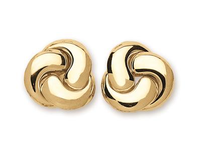 Pendientes Fancy 22 Mm, Oro Amarillo 18k, Pulido