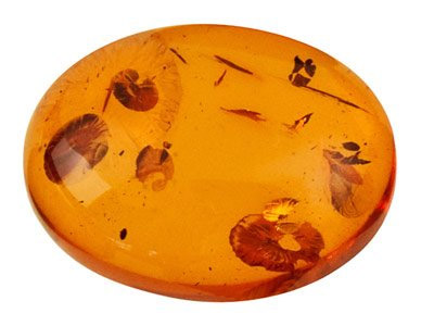 Cabujn Oval De Ámbar Natural 14 Mmx 10 MM