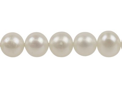 Perlas Cultivadas Redondas De 4 A 4,5 Mm, Blanco Natural, 16