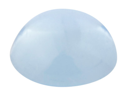 Topacio Azul Cielo Tratado, Cabujnredondo De 4mm