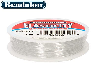 Hilo Elástico Beadalon Transparentede 0,80 mm, 5 Metros - Imagen Estandar - 2