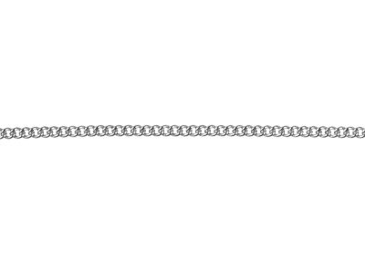 Cadena De Eslabones 1,2 mm, 40 cm, Bañado En Plata* - Imagen Estandar - 2