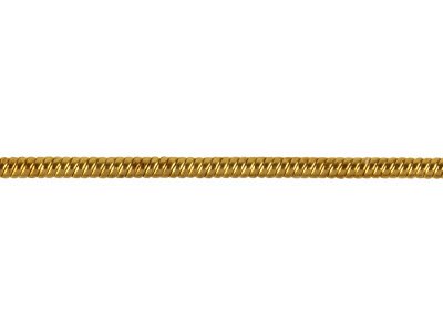 Cadena De Malla De Serpiente 1,1 mm, 45 cm, Dorado* - Imagen Estandar - 2