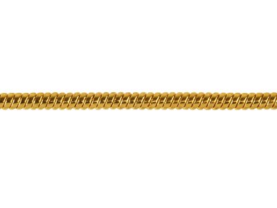 Cadena De Malla De Serpiente 1,9 mm, 45 cm, Dorado* - Imagen Estandar - 2
