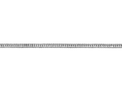 Cadena De Malla De Serpiente 1,1 mm, 40 cm, Plata* - Imagen Estandar - 2